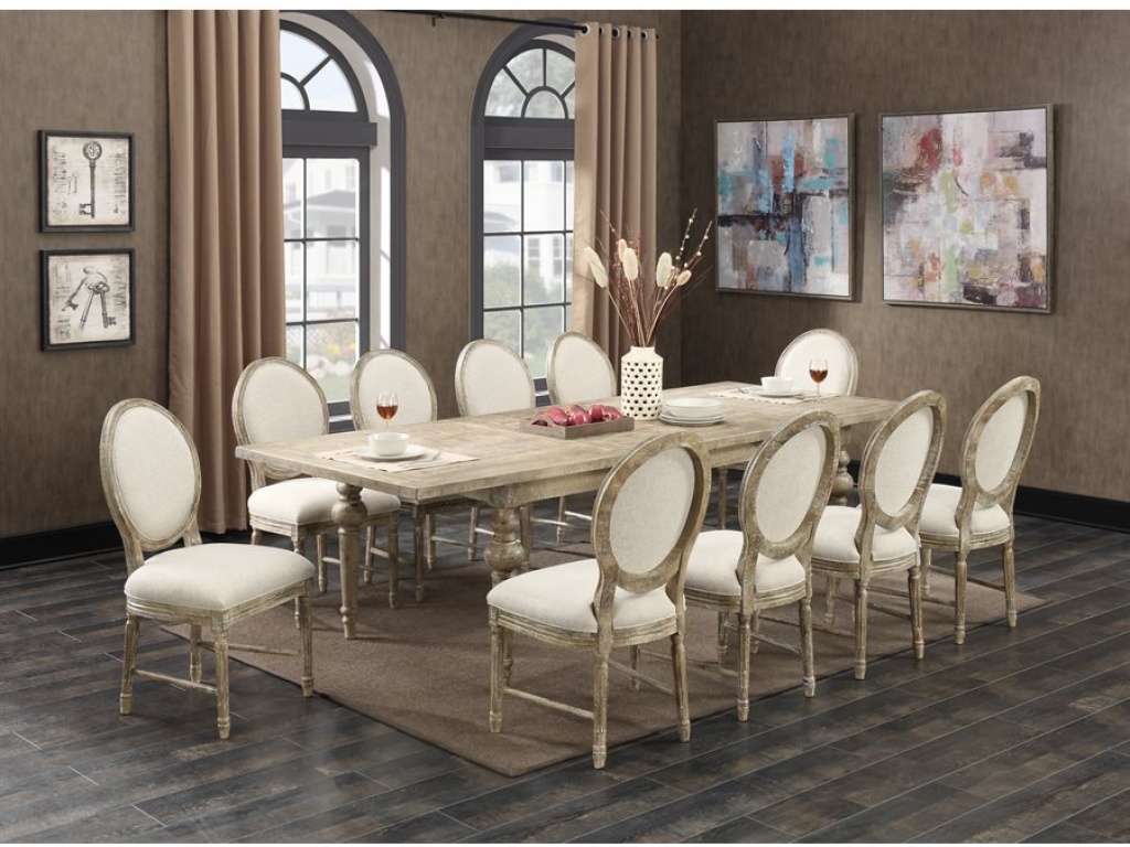 Interlude-Complete Dining Table  W / 28" Butterfly Leaf - image 4