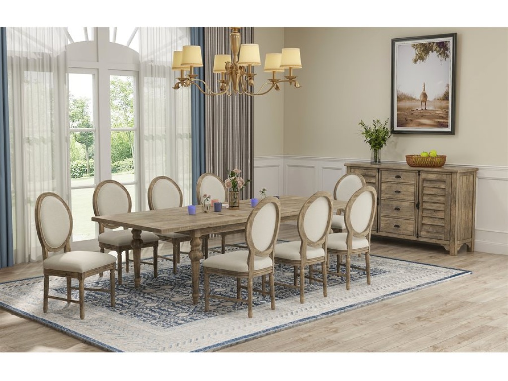 Interlude-Complete Dining Table  W / 28" Butterfly Leaf - image 6