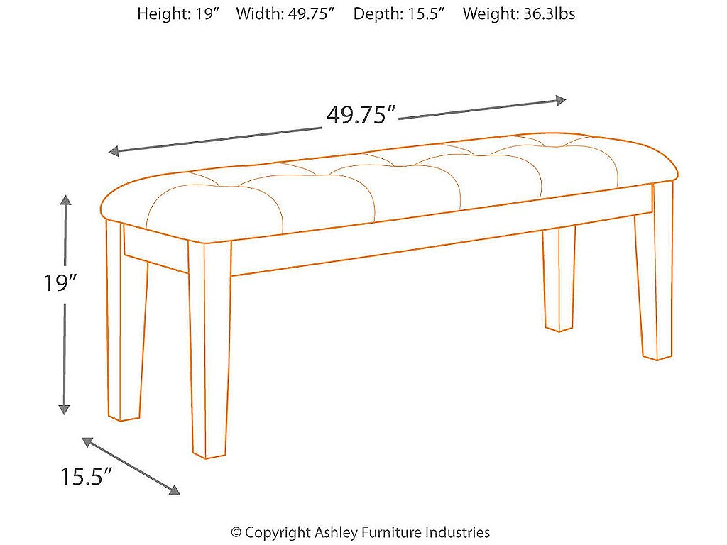 Ralene Dining Bench - image 3