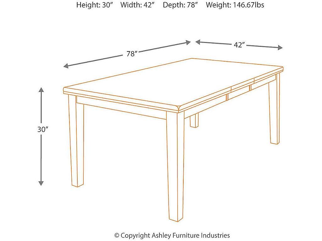 Ralene Dining Extension Table - image 3
