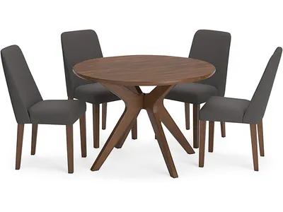 Lyncott Dining Table and 4 Chairs