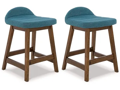 Lyncott Counter Height Bar Stool (Set of 2)