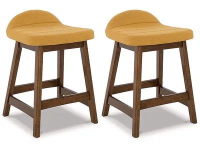 Lyncott Counter Height Bar Stool (Set of 2)