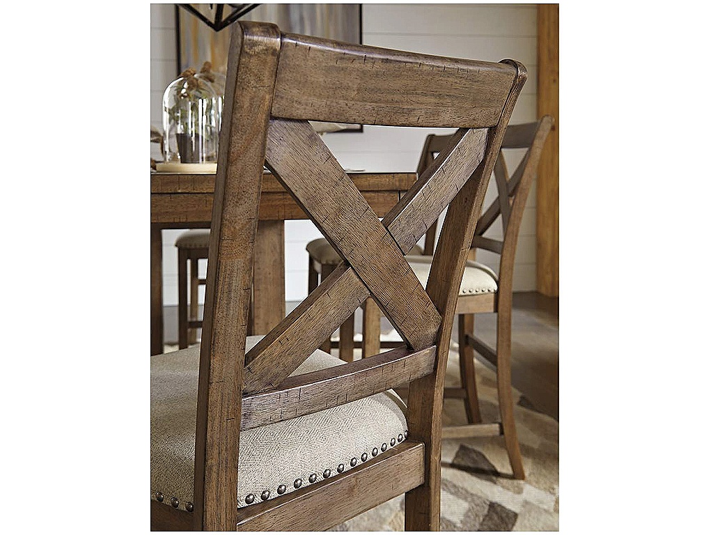 Moriville Counter Height Extension Table and 8 Barstools - image 11