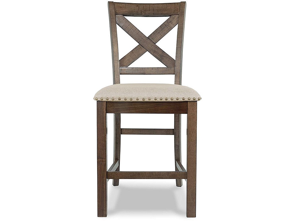 Moriville Counter Height Extension Table and 8 Barstools - image 2