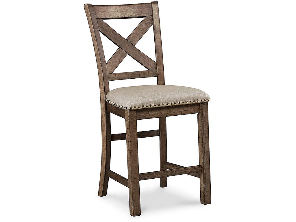 Moriville Counter Height Extension Table and 8 Barstools - image 3