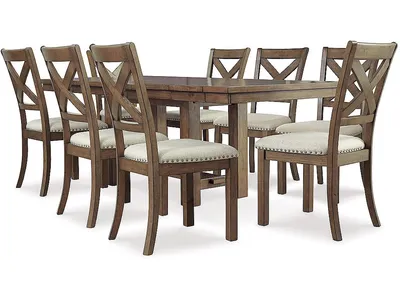 Moriville Dining Table and 8 Chairs