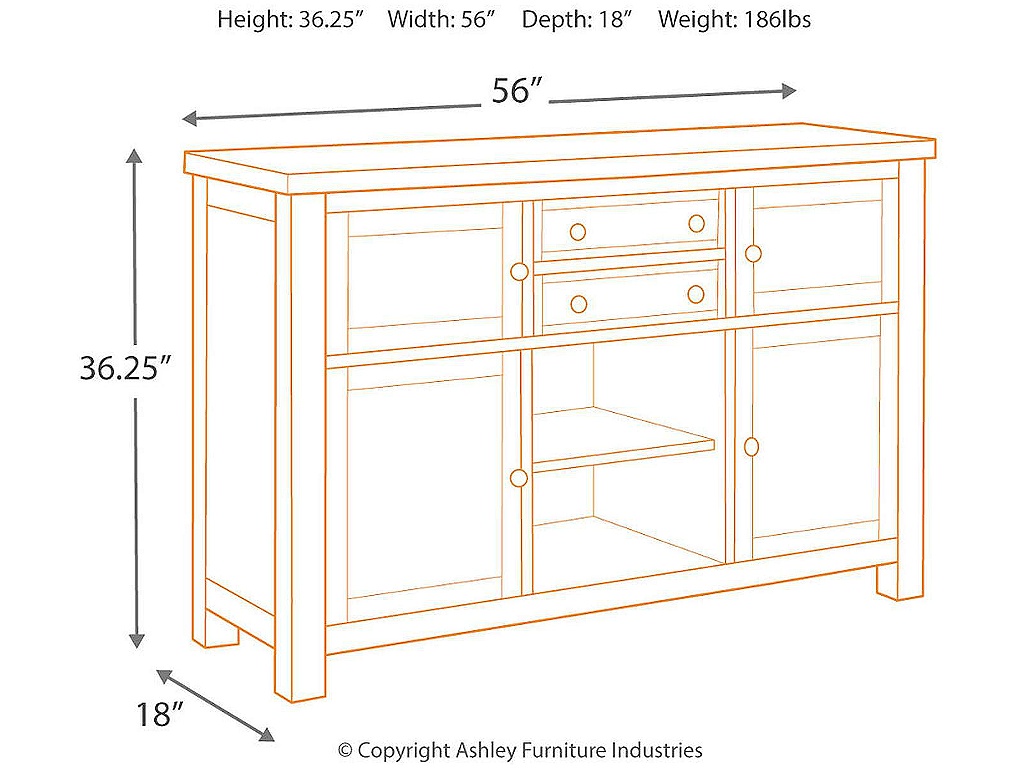 Moriville Counter Height Dining Table, 4 Barstools and Server - image 9