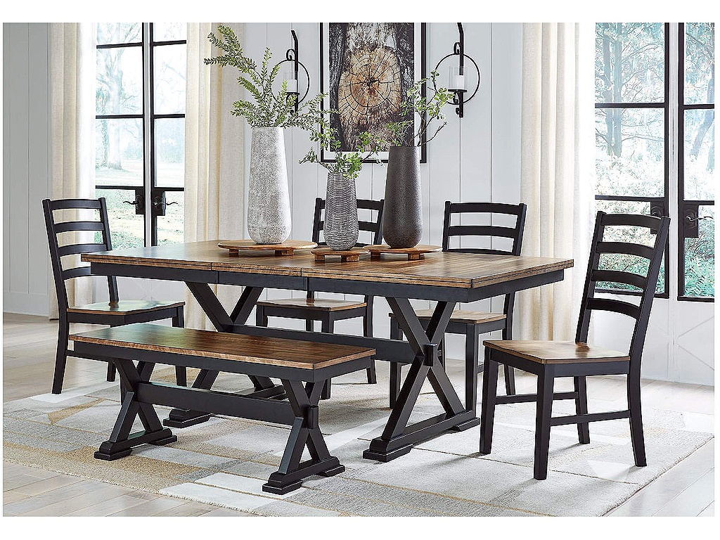 Wildenauer Dining Table, 4 Chairs and Bench - main image