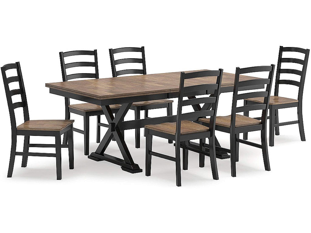 Wildenauer Extension Dining Table and 6 Chairs - image 1