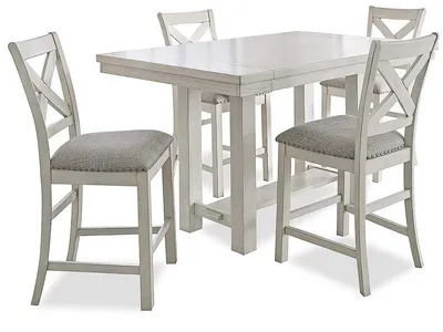 Robbinsdale Counter Height Dining Table and 4 Barstools