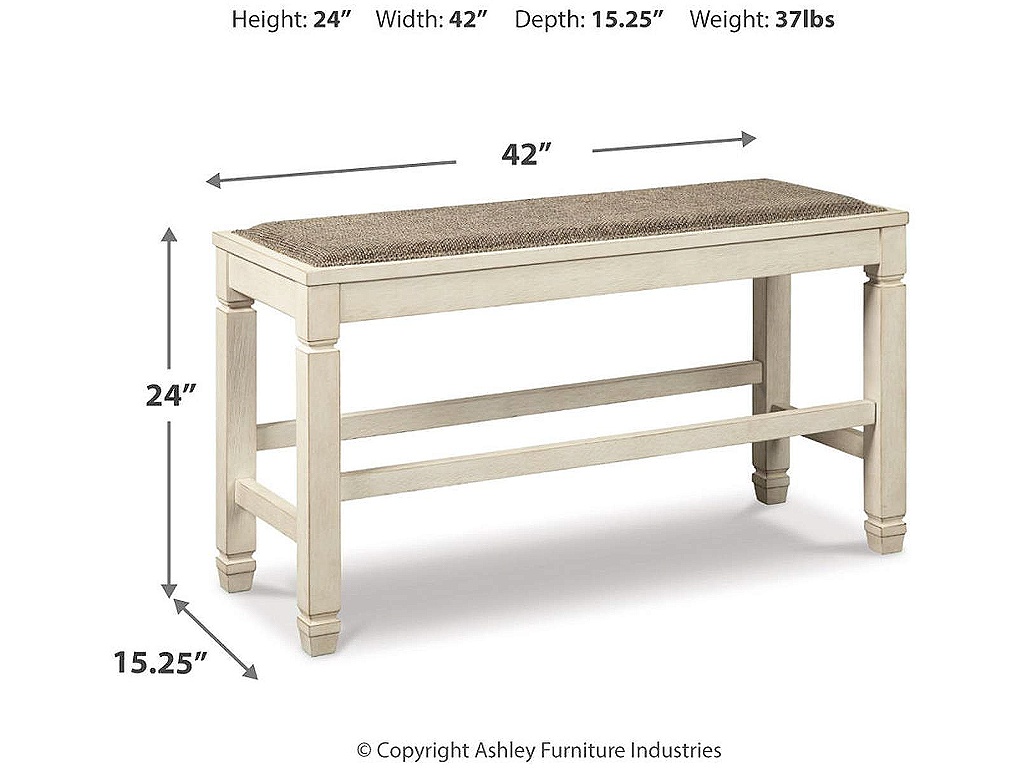 Bolanburg Counter Height Dining Table, 4 Stools, Bench and 2 Display Cabinets - image 19