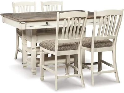 Bolanburg Counter Height Dining Table with 4 Barstools