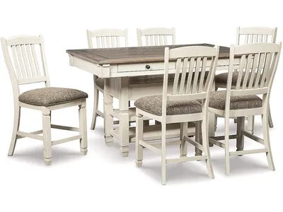 Bolanburg Counter Height Dining Table with 6 Barstools