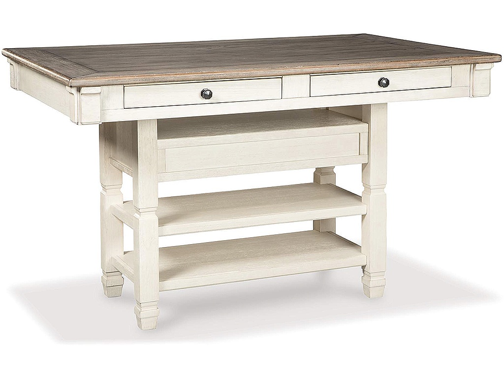 Bolanburg Counter Height Dining Table, 4 Stools, Bench and 2 Display Cabinets - image 11