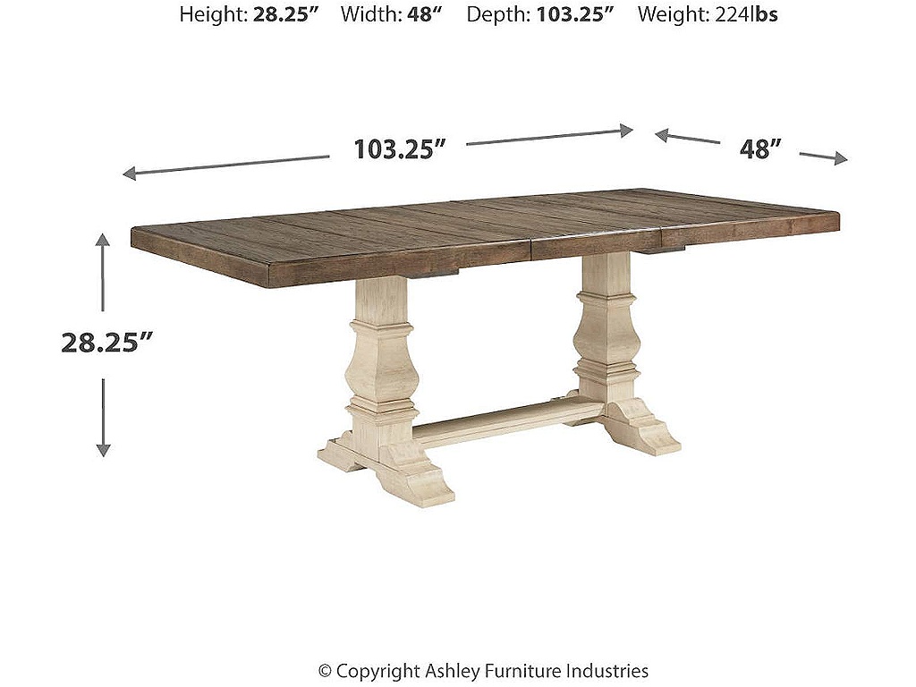 Bolanburg Dining Extension Table,10 Chairs and Server - image 15