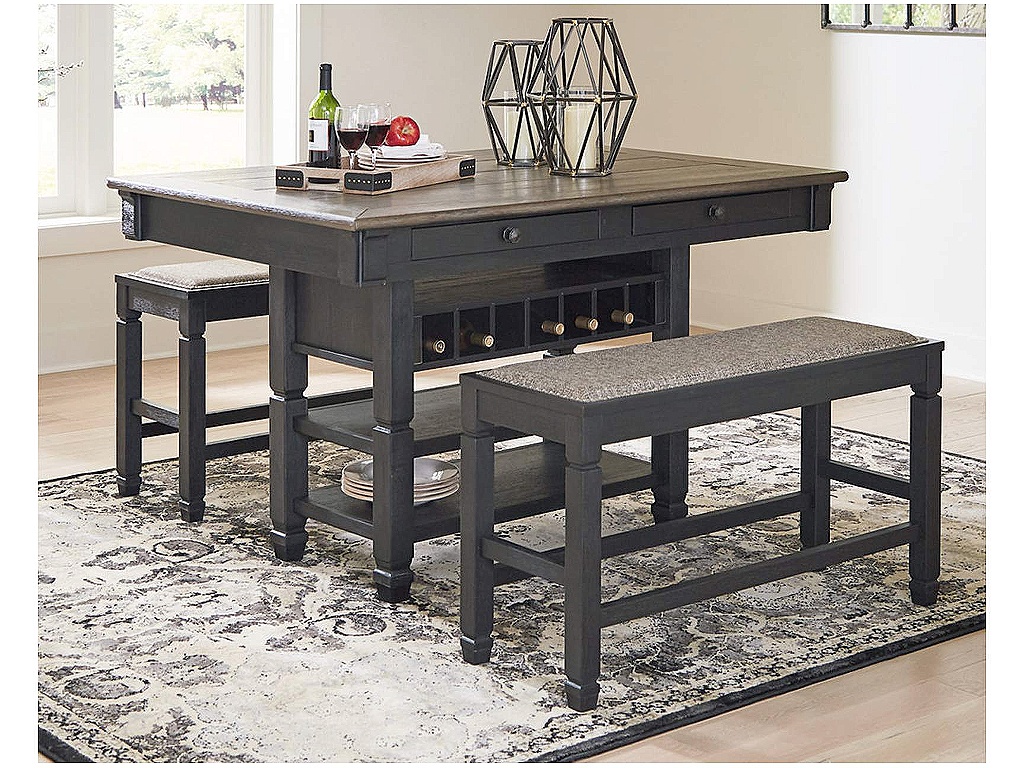 Tyler Creek Counter Height Dining Table and 4 Barstools with Server - image 13