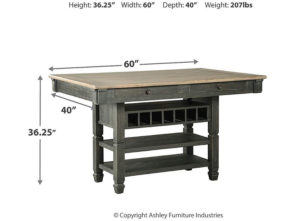 Tyler Creek Counter Height Dining Table - image 2