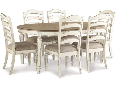 Realyn Dining Table and 6 Chairs
