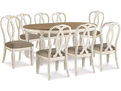 Realyn Dining Table and 8 Chairs