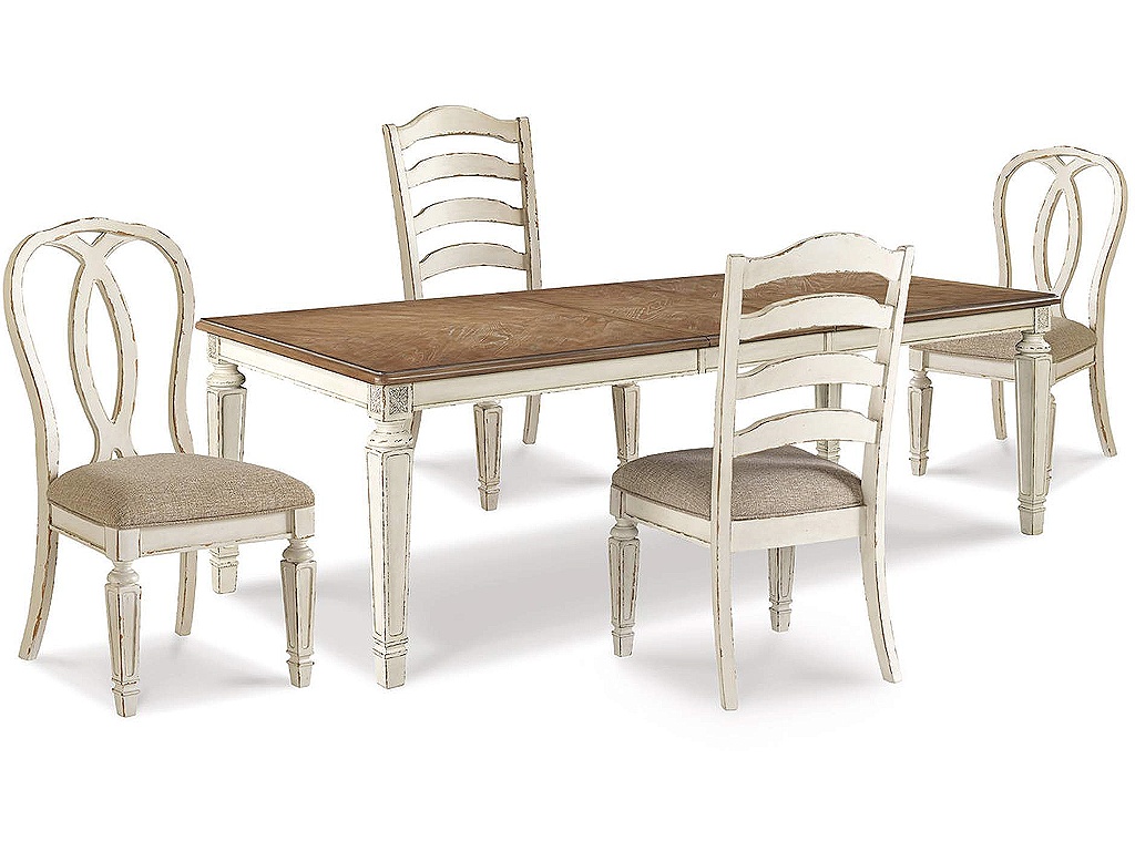 Realyn Dining Table and 4 Chairs - main image