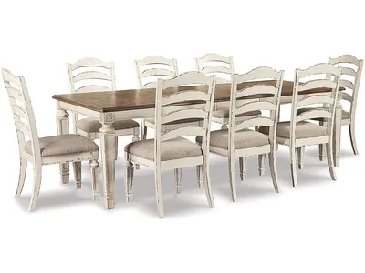Realyn Dining Table and 8 Chairs