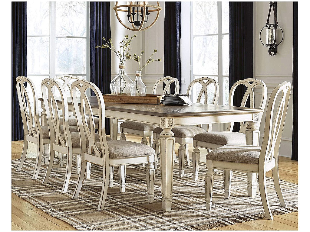 Realyn Dining Extension Table and 8 Chairs - image 1