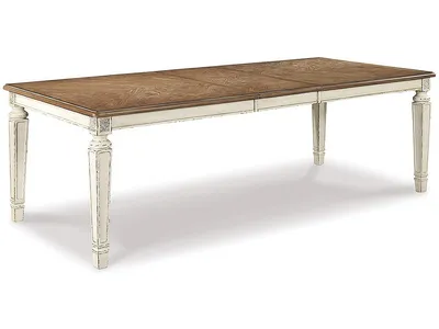 Realyn Dining Table and 4 Chairs