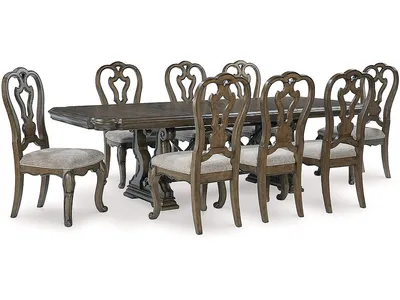 Maylee Dining Table and 8 Chairs