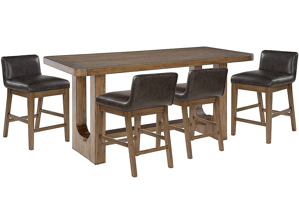 Cabalynn Counter Height Dining Table and 4 Barstools - main image