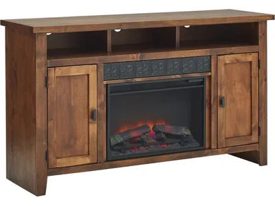 63" Fireplace Console