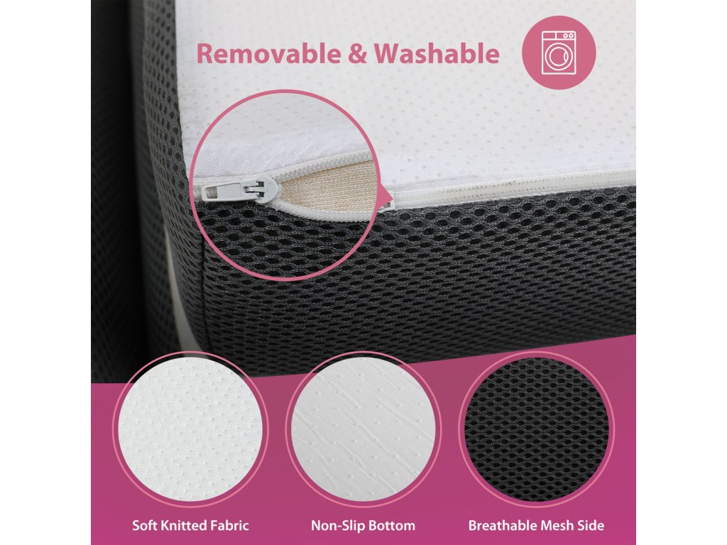 3" Full Tri-Fold Memory Foam Topper - image 6