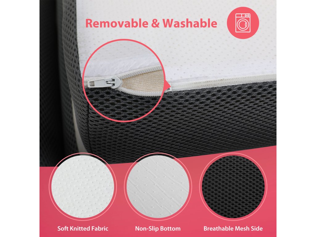 3" Queen Tri-Fold Memory Foam Topper - image 6