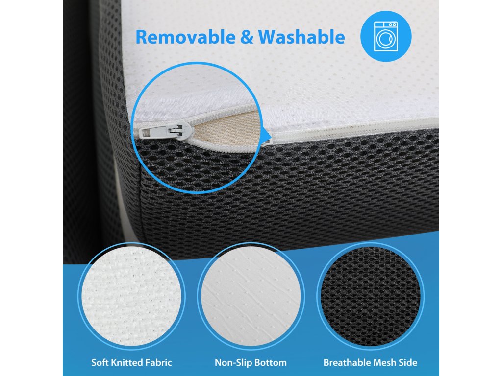 3" Twin Tri-Fold Memory Foam Topper - image 6