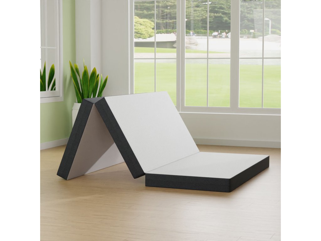 4" Full Tri-Fold Memory Foam Topper - main image