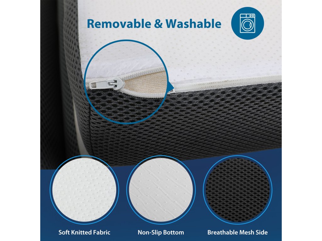 4" TXL Tri-Fold Memory Foam Topper - image 6