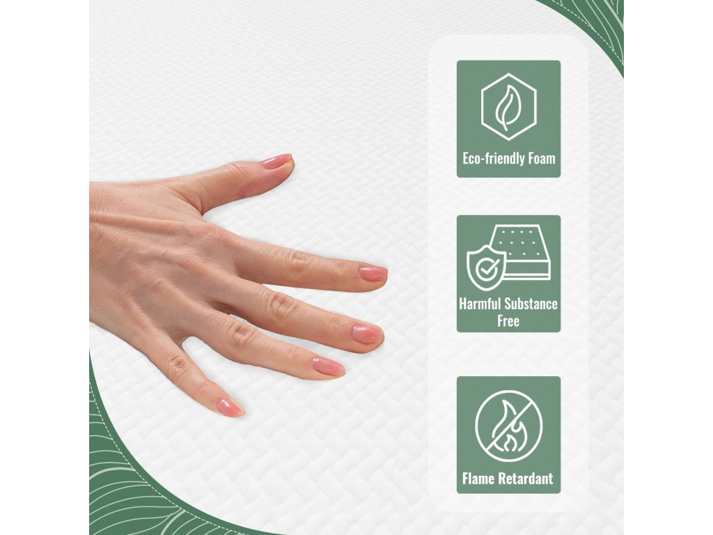 10" Full Memory Foam Wave Comfort (Roll-In-A-Box) - image 6
