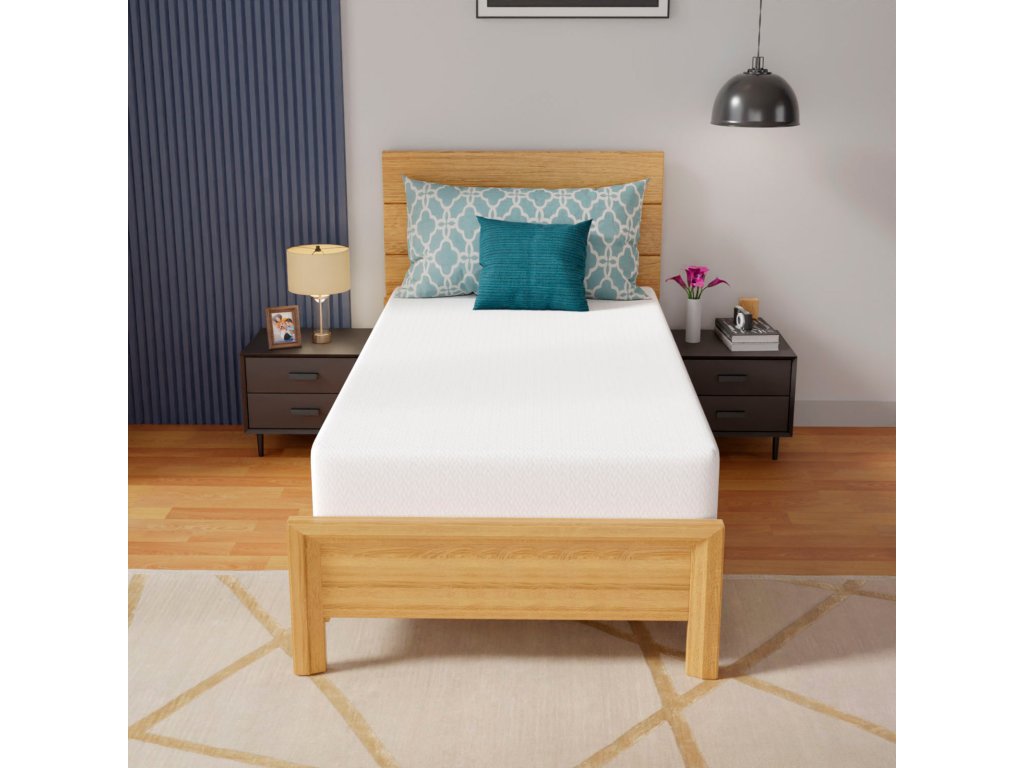 10" Twin Memory Foam Wave Comfort (Roll-In-A-Box) - image 5