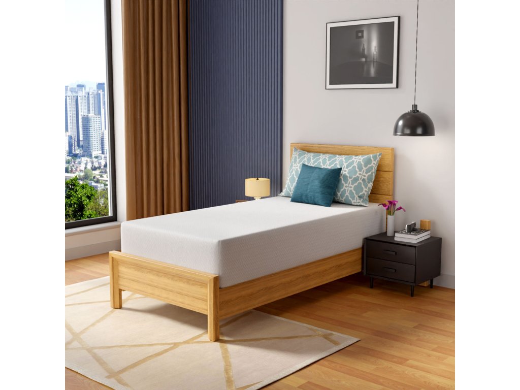 12" Twin Memory Foam Wave Comfort (Roll-In-A-Box) - image 1