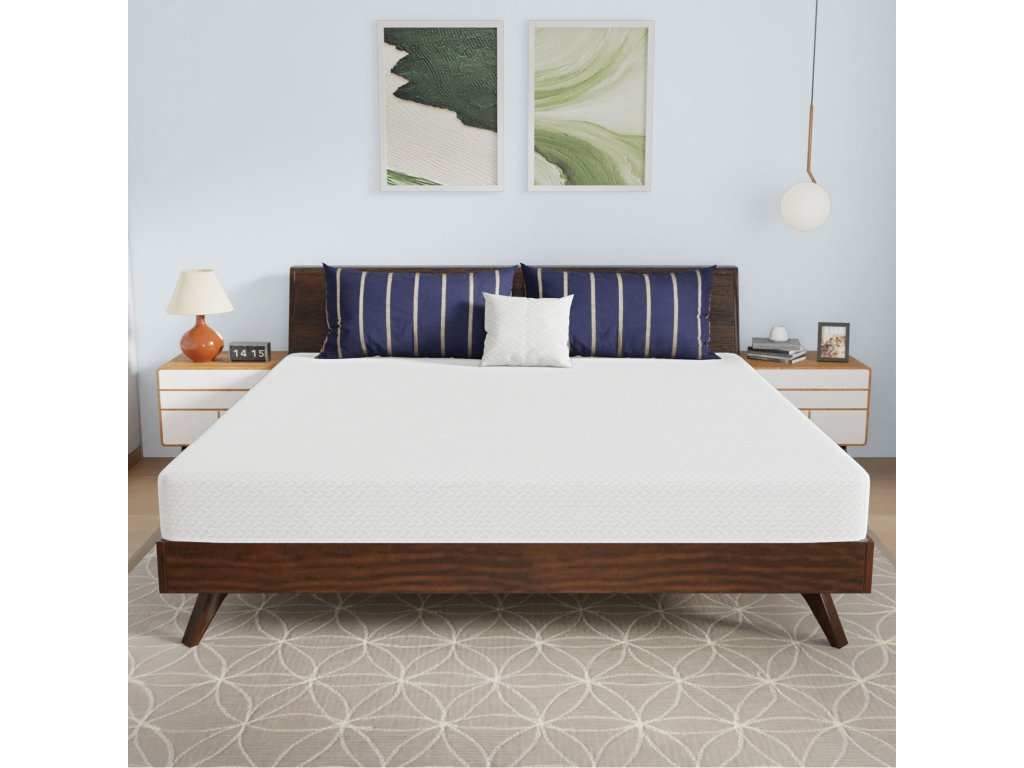 8" E.King Bamboo Charcoal Infused Memory Foam - image 1