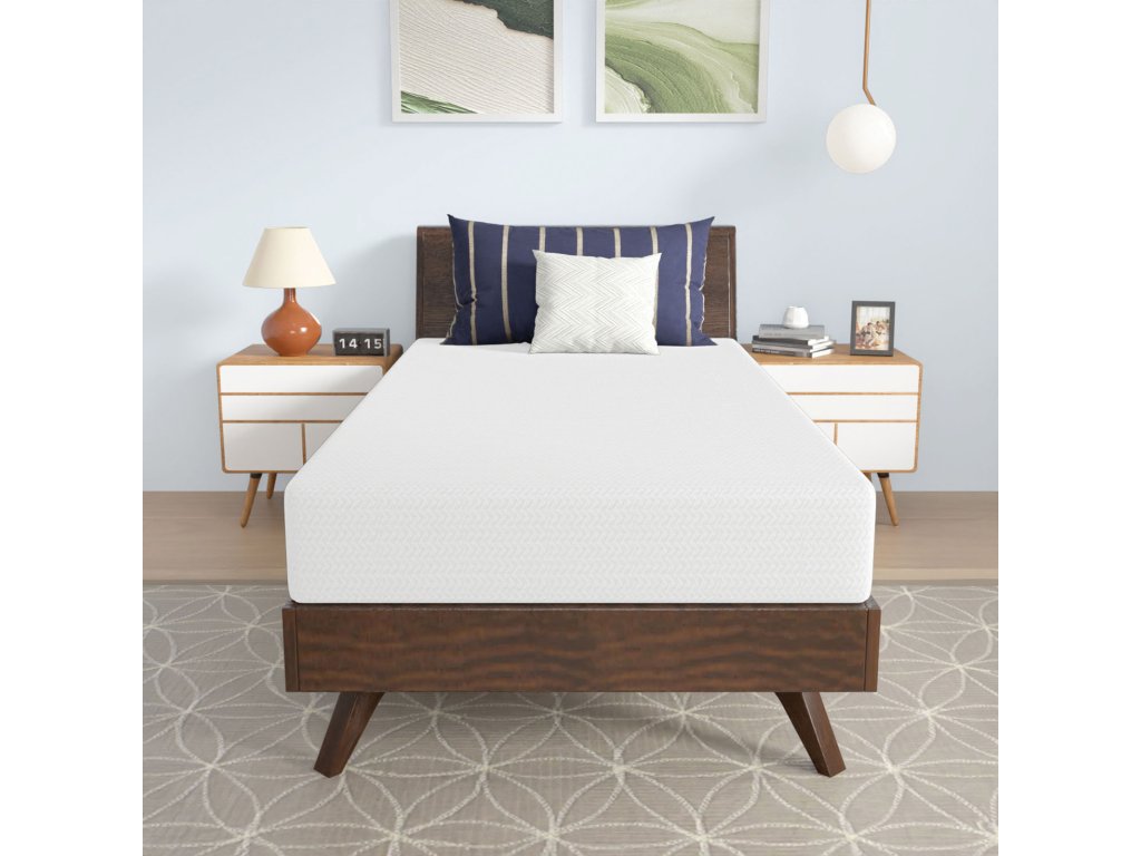 8" Twin Bamboo Charcoal Infused Memory Foam - image 1