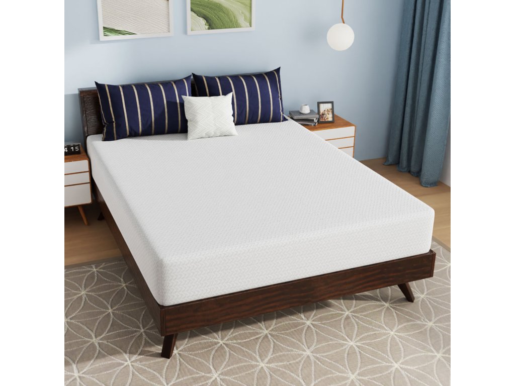 10" Queen Bamboo Charcoal Infused Memory Foam - image 1