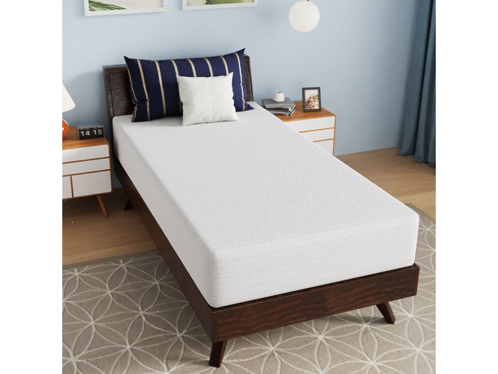 10" Twin Bamboo Charcoal Infused Memory Foam - image 1
