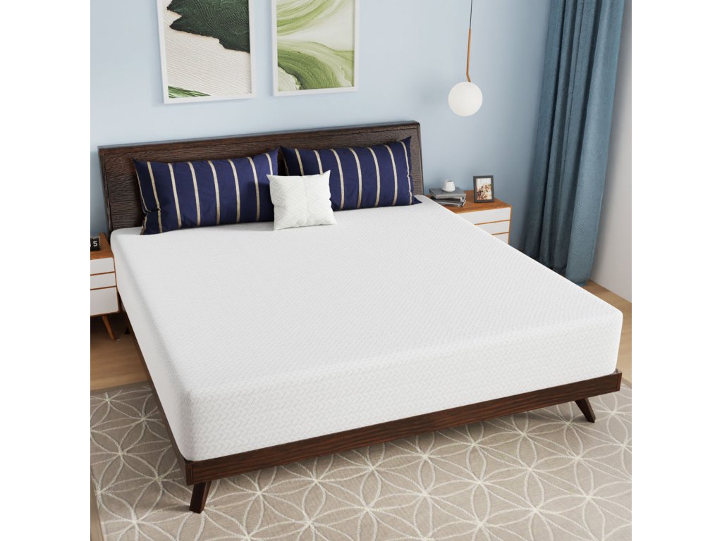 12" E.King Bamboo Charcoal Infused Memory Foam - image 2