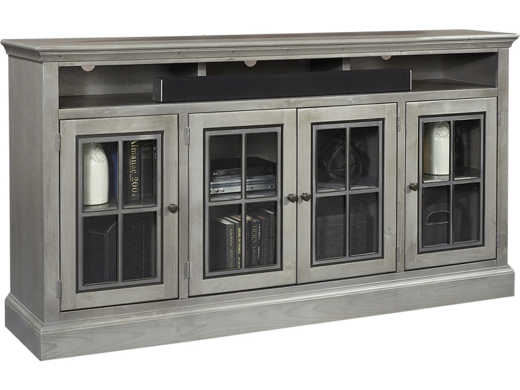 73" Highboy Console W/ 4 Doors - main image