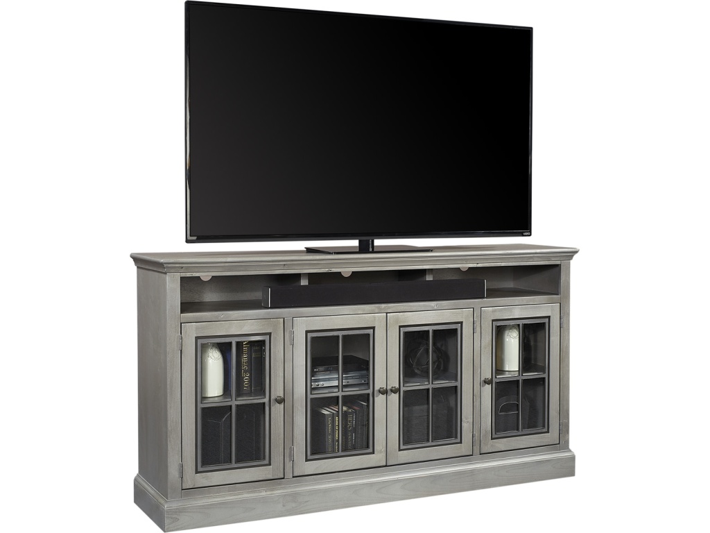 73" Highboy Console W/ 4 Doors - image 1