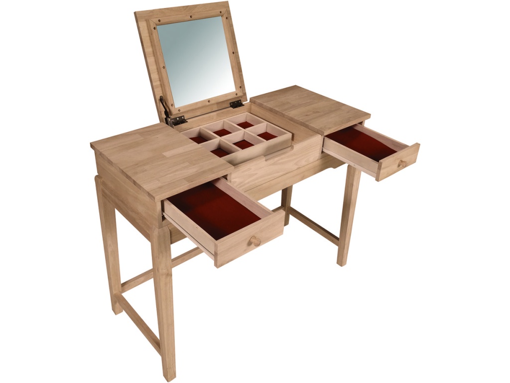 Vanity w/ flip up mirror - main image