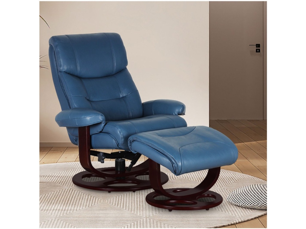 Dawson Pedestal Reclining Chair & Ottoman - image 5