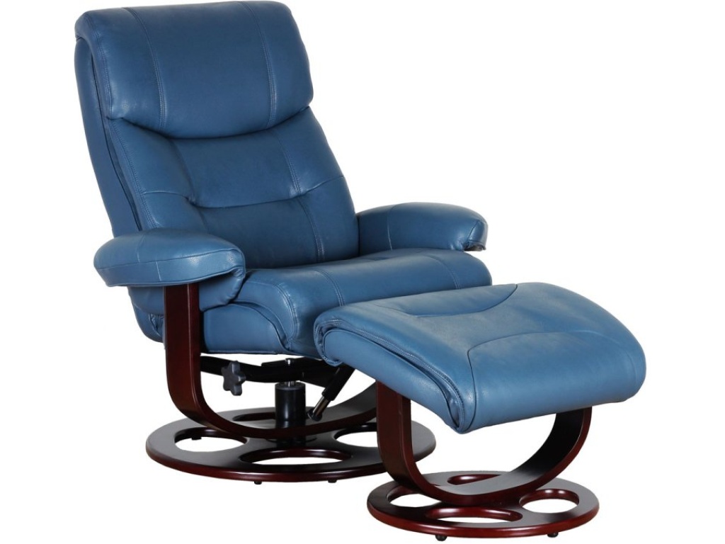 Dawson Pedestal Reclining Chair & Ottoman - main image