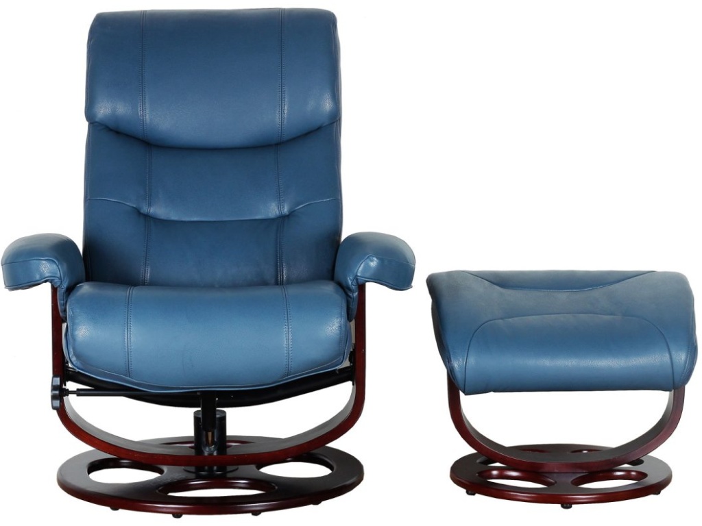 Dawson Pedestal Reclining Chair & Ottoman - image 3